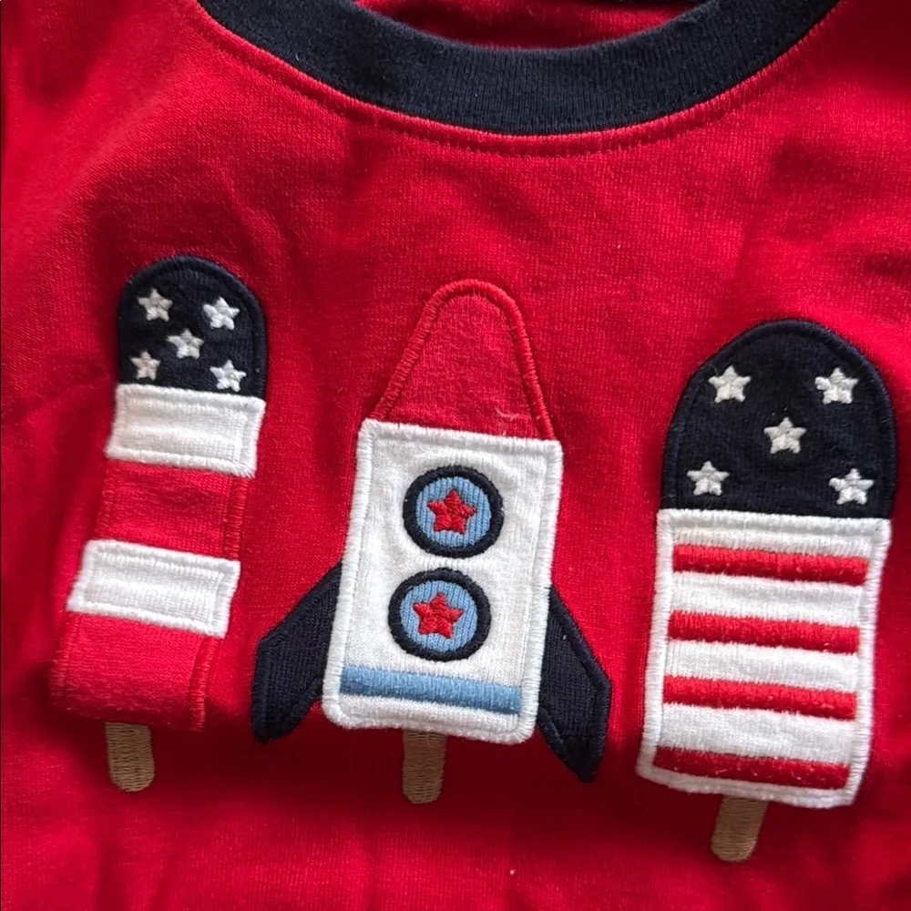 Red and Blue Patriotic Pajamas and Tank Top Bundle